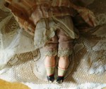 old antique doll chalk a